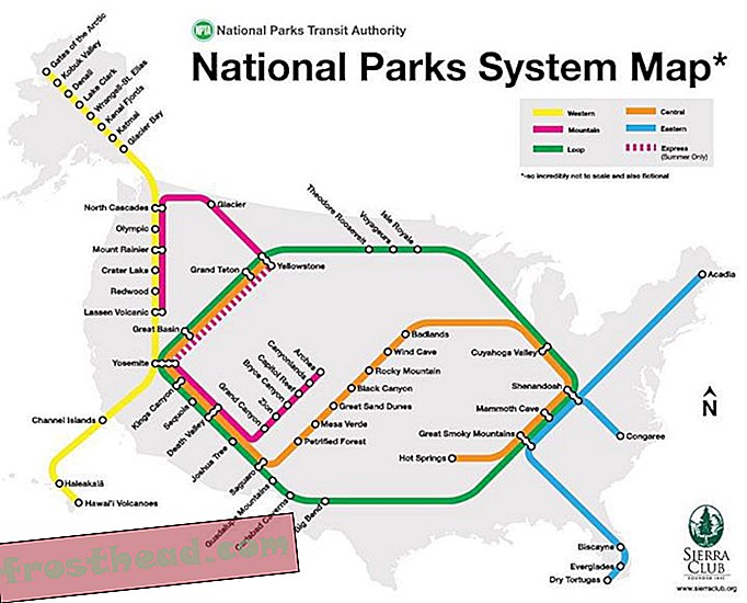 pametne vijesti, pametne vijesti umjetnost i kultura - Koliko ste zaustavili u podzemnoj željeznici nacionalnih parkova?