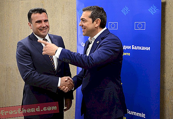 Kreikan lainsäätäjät hyväksyvät Makedonian uuden nimen