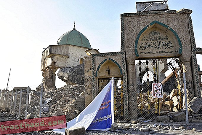 slim nieuws, slimme nieuws kunst & cultuur - Met Cornerstone Set begint Mosul's Landmark al-Nuri-moskee het wederopbouwproces