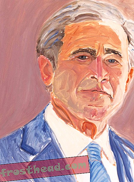 George W. Bushin maailmanjohtajien maalauksia pidettäväksi esillä konservatiivikokouksessa