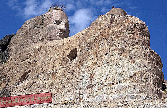 Mindesmærket for Crazy Horse har været under opførelse i næsten 70 år