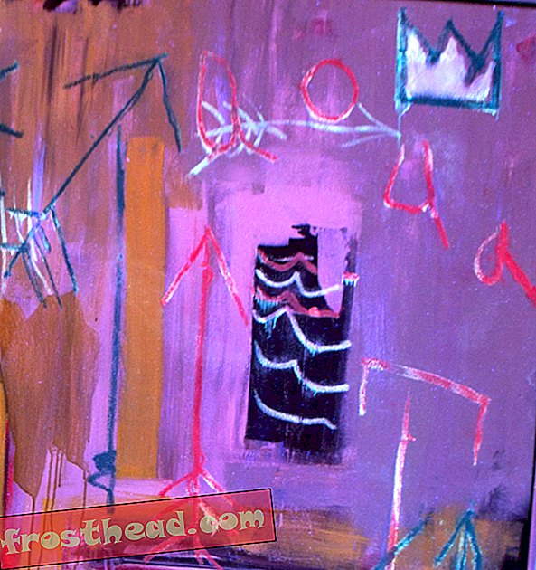 älykkäät uutiset, älykkäät uutiset - taide ja kulttuuri - Basquiat -maalauksessa on piilotettu mustavalkoisia kuvia