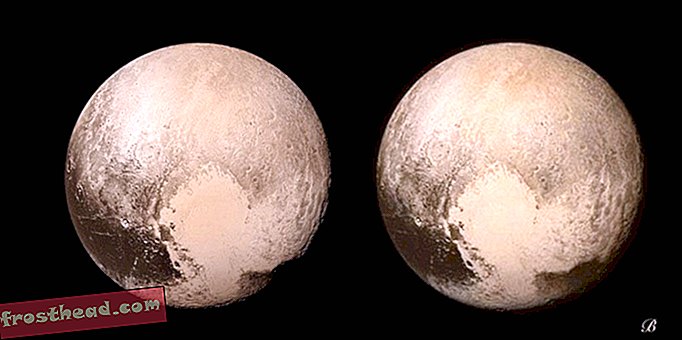 Pluuto stereoskoopiline pilt