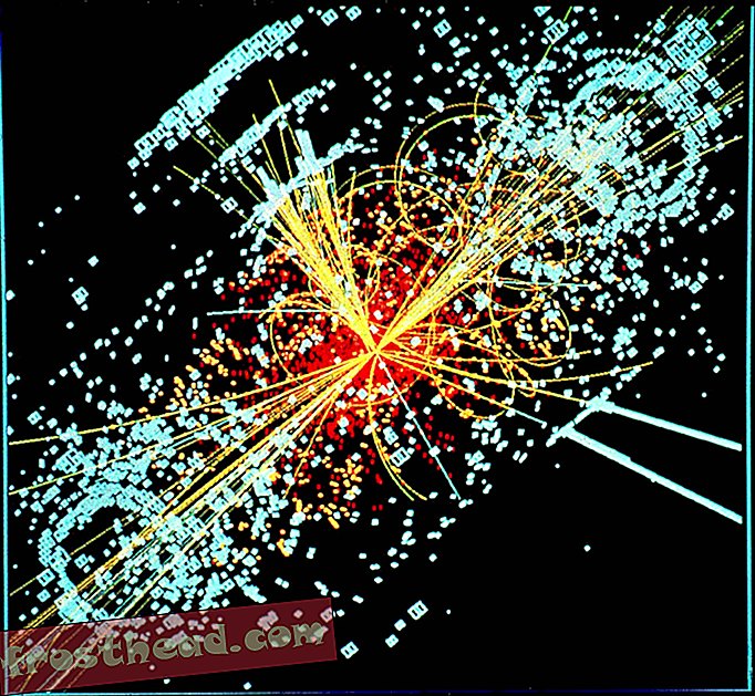 Stimmen Sie sich in Echtzeit auf die beeindruckenden Klänge großer Hadron Collider-Daten ein