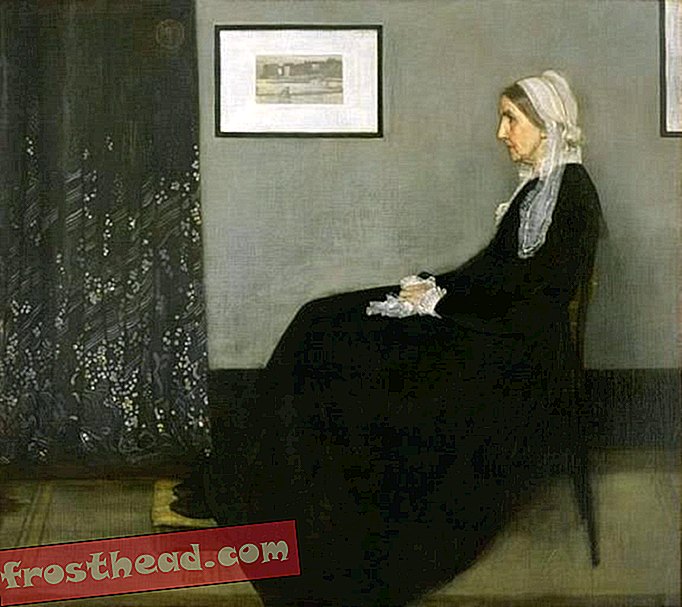 La mère de Whistler (Arrangement in Grey and Black No.1), 1871, James McNeill Whistler.