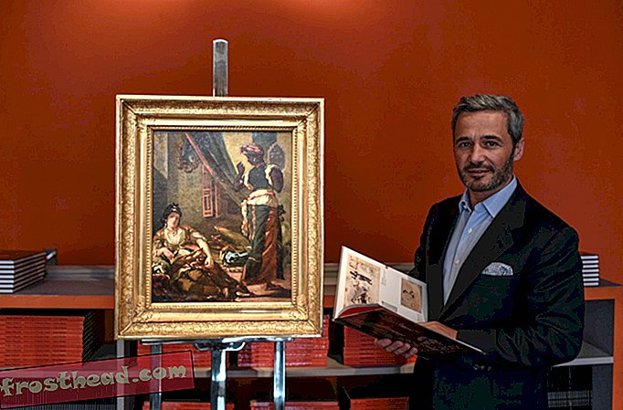 הגרסה האבודה של יצירת המופת של Delacroix יוצאת לאור לאחר שנמצאה בדירת פריז