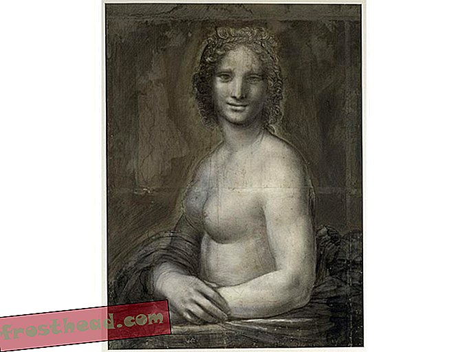 Los expertos piensan que esta 'Mona Lisa desnuda' podría haber sido dibujada por Leonardo da Vinci