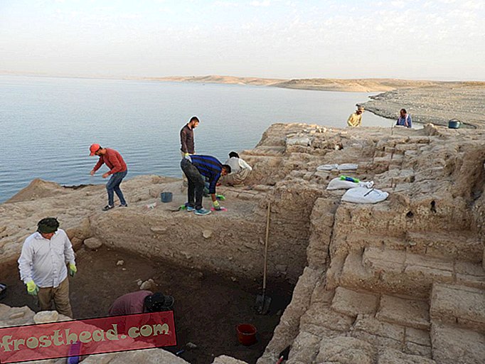 έξυπνες ειδήσεις, έξυπνες ιστορίες ειδήσεων και αρχαιολογία - Η ξηρασία αποκαλύπτει το αρχαίο ανάκτορο στο ιρακινό φράγμα