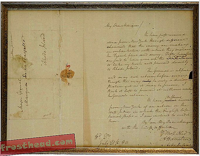 noticias inteligentes, historia de noticias inteligentes y arqueología - Encontrado: Carta robada de Alexander Hamilton