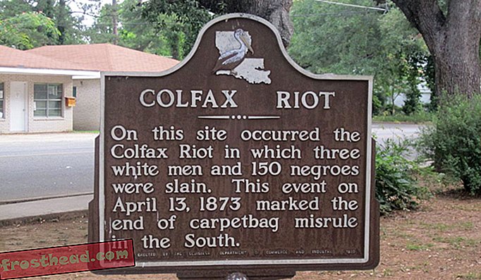 Pokol Colfax iz leta 1873 je oškodoval dobo obnove