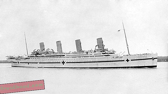 slim nieuws, slimme nieuwsgeschiedenis en archeologie - Honderd jaar geleden explodeerde het zusterschip van de Titanic tijdens het transport van gewonde WWI-soldaten