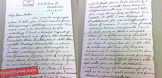 Nyopdaget brev kaster lys over overset suffragette