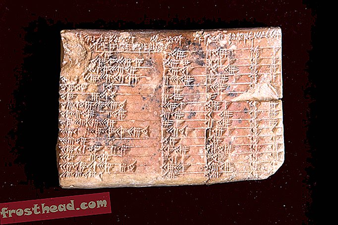 Ancienne tablette babylonienne peut contenir les premiers exemples de trigonométrie