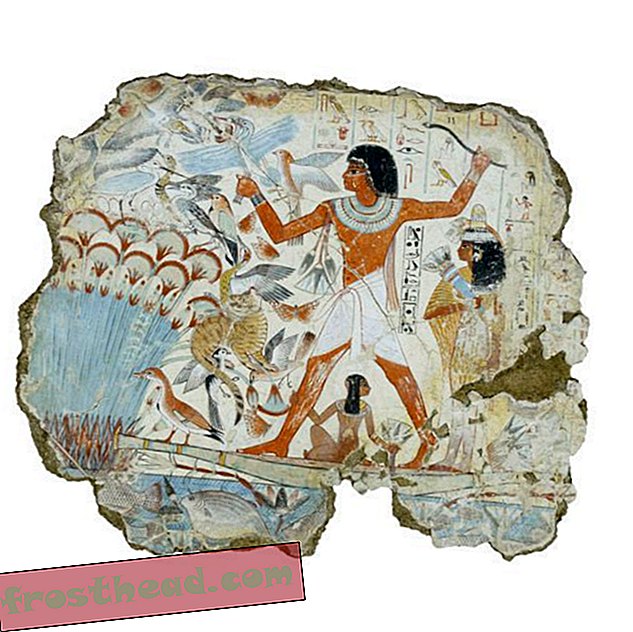 Hoe glinsterende Egyptische blauwe pigment werd vergeten dan verloren