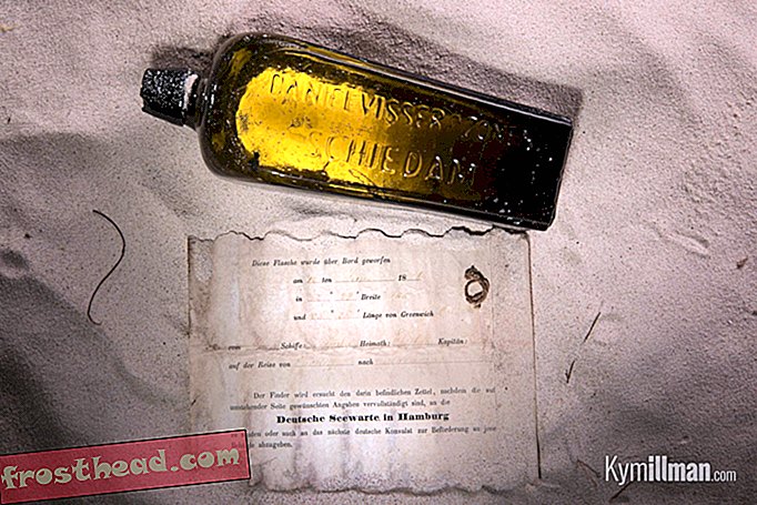 nouvelles intelligentes, histoire et archéologie intelligentes, voyages intelligents - Un message de 131 ans dans une bouteille trouvée sur une plage australienne