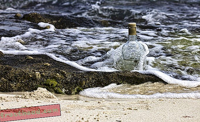 Itämerestä löydetty viesti pullossa on sata vuotta vanha