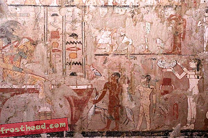 Гробница на жрицата на пета династия, намерена в Египет