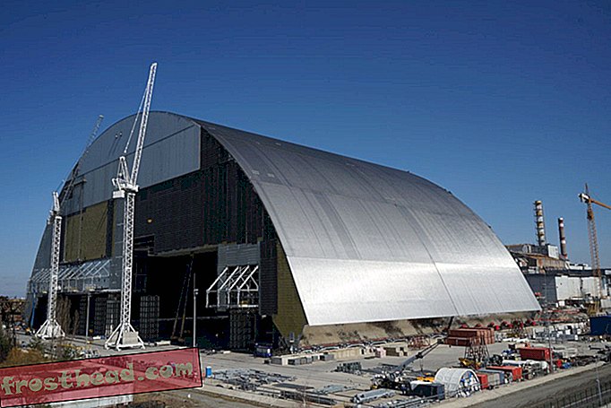 Trinta anos depois, um arco gigantesco está pronto para cobrir Chernobyl