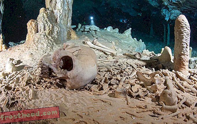 έξυπνες ειδήσεις, έξυπνες ιστορίες ειδήσεων και αρχαιολογία - Σκελετός κλεμμένος από υποβρύχιο σπήλαιο στο Μεξικό ήταν ένας από τους πιο παλιούς της Αμερικής