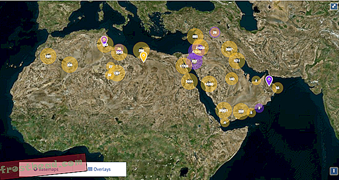 Novos catálogos de banco de dados on-line 20.000 sítios arqueológicos ameaçados