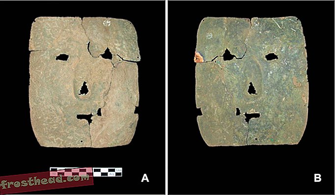 έξυπνες ειδήσεις, έξυπνες ιστορίες ειδήσεων και αρχαιολογία - Αρχαία μάσκα προκλήσεις θεωρίες σχετικά με την προέλευση της μεταλλουργίας στη Νότια Αμερική
