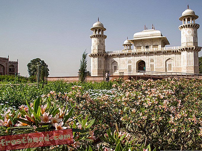 Taastatud Mughali aiad õitsevad veelkord Agra jõe ääres