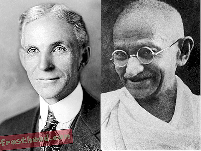интелигентни новини, история на умни новини и археология - Невероятният бром между Хенри Форд и Мохандас Ганди