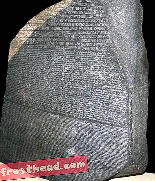 berita pintar, sejarah berita pintar & arkeologi - Berinteraksi Dengan Scan 3-D Pertama Batu Rosetta