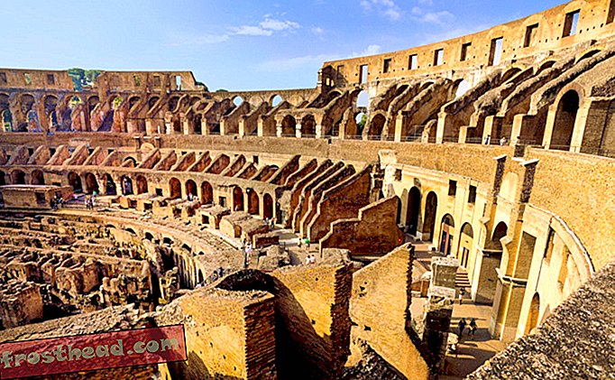nutikad uudised, nutikad uudiste ajalugu ja arheoloogia - Colosseumist avastatud istmeplaani tõendid