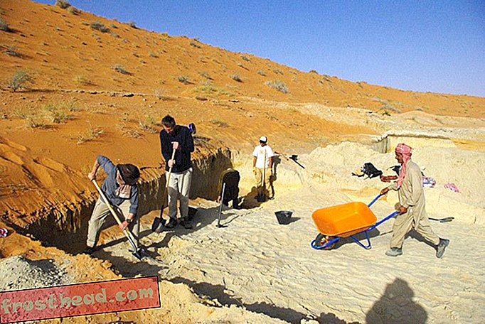 Artéfacts humains trouvés sur 46 lacs anciens dans le désert d'Arabie