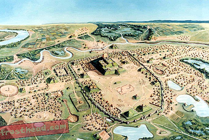 nouvelles intelligentes, histoire des nouvelles intelligentes et archéologie - Les sédiments lacustres et les bouleversements de la voie ferrée ancienne à Cahokia