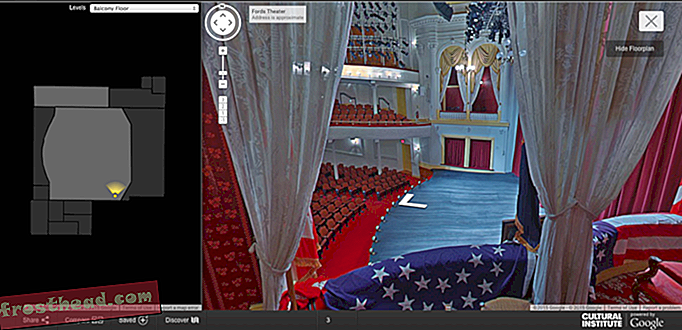 Recorre el teatro donde Lincoln fue asesinado en Google Street View