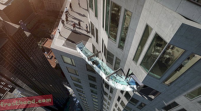 Un gratte-ciel restauré à Los Angeles sera doté d'une glissière de verre terrifiante