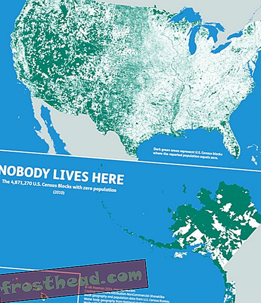 Acestea sunt toate locurile din Statele Unite unde nimeni nu trăiește
