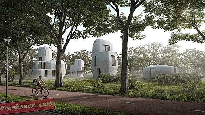 Nederland verwelkomt zijn eerste community van 3D-geprinte huizen