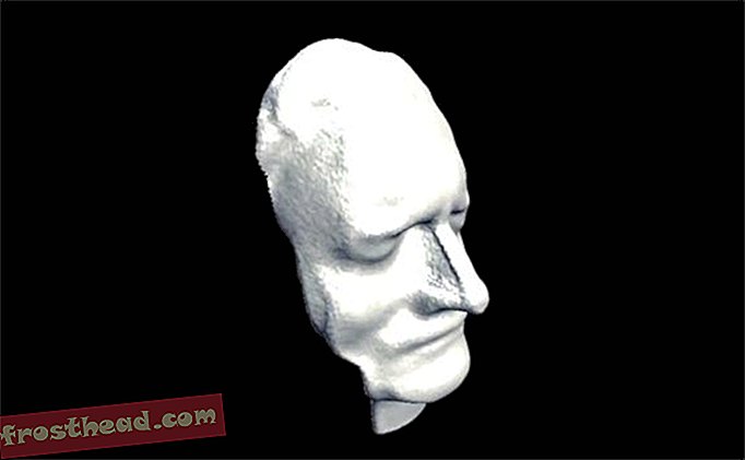 Le masque de mort d'Isaac Newton: maintenant disponible en 3D numérique