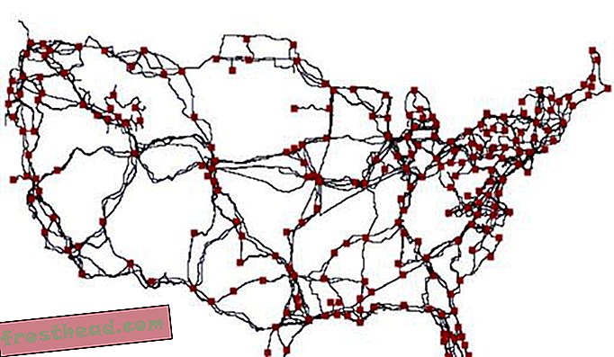 See on USA Interneti-infrastruktuuri esimene üksikasjalik avalik kaart