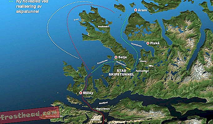 Norge foreslår verdens første milelange tunnel for skip