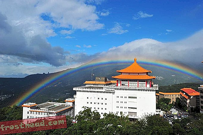 El arcoíris de casi 9 horas en Taiwán establece un nuevo récord Guinness