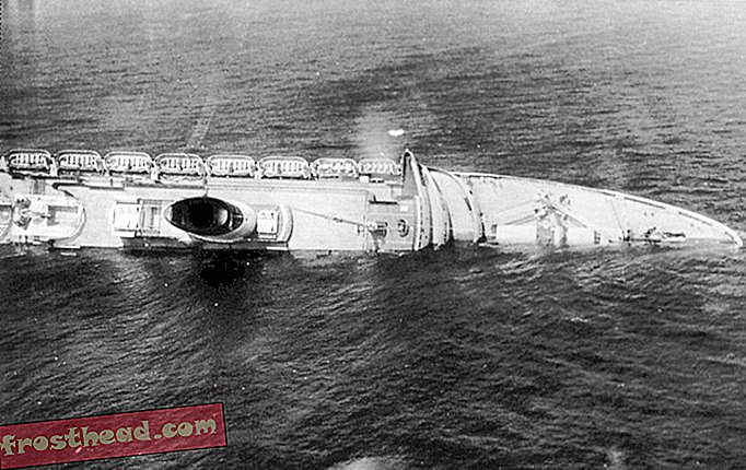 Nuevas imágenes muestran el desglose rápido del naufragio 'Andrea Doria'