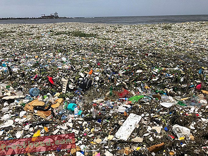 Valovi smeća se peru na plažu u Dominikanskoj republici