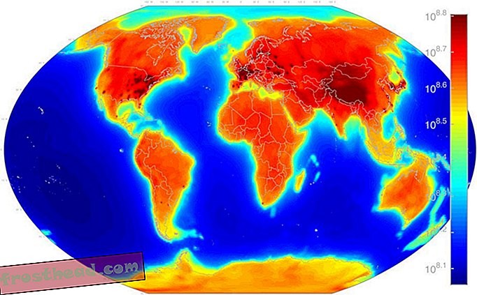 Aqui está um Mapa dos Antineutrinos da Terra-notícia esperta, ciência esperta da notícia