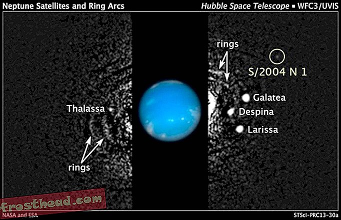 स्मार्ट समाचार, स्मार्ट समाचार विज्ञान - अभिलेखीय तस्वीरों में, एस्ट्रोनॉमर नेप्च्यून के 14 वें चंद्रमा को दर्शाता है