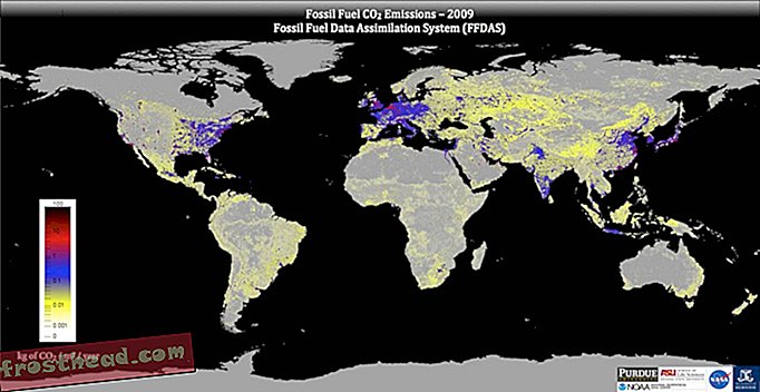 See kaart näitab, kust pärineb kogu see süsinikdioksiid-nutikad uudised, nutikad uudisteadused
