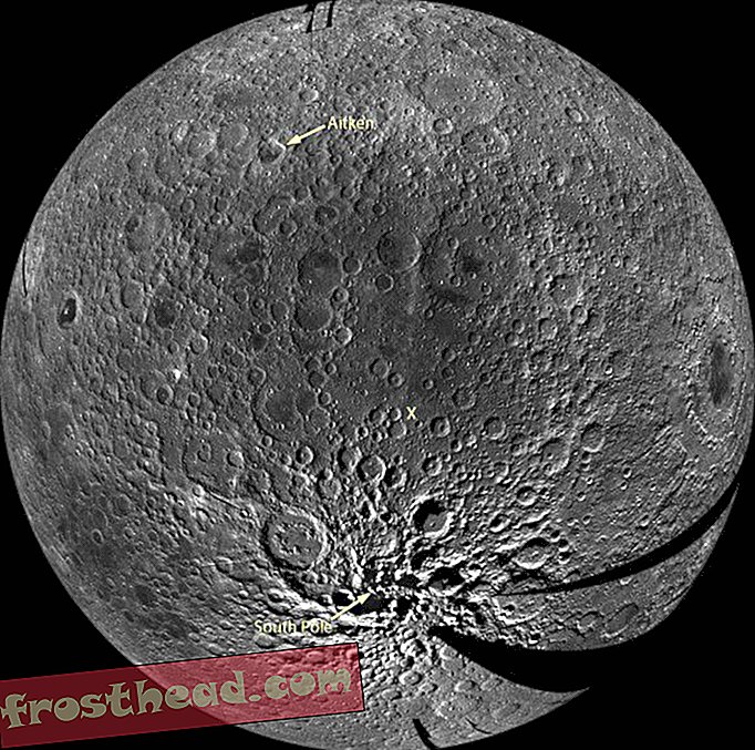 चंद्रमा का दक्षिणी ध्रुव