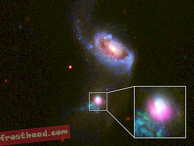Les astronomes espionnent le double 'Burp' d'un trou noir