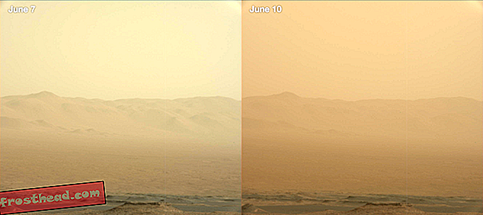 nutikad uudised, nutikad uudisteadused - Massiivne, enneolematu tolmutorm seab Mars Roveri ohtu