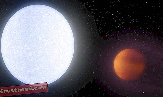 Исследователи открывают планету, которая так же горяча, как звезда