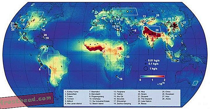паметне вести, паметне науке о вестима - Сателитски подаци откривају стотине нових извора загађења амонијаком