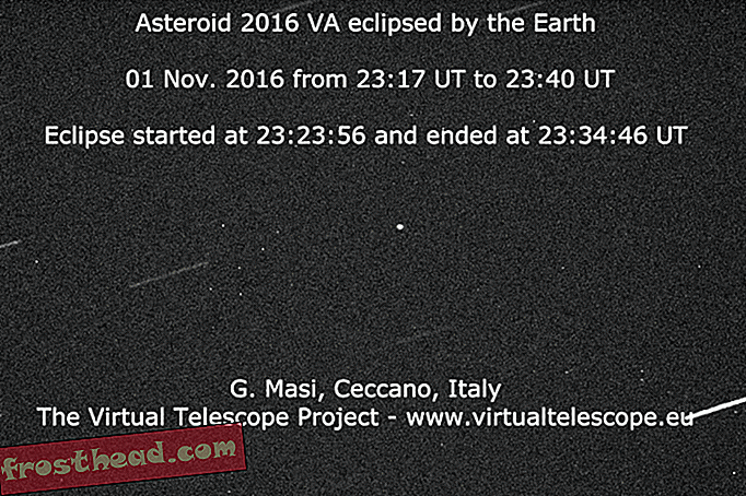 Astronoomid vaatasid just Maa varju alt asteroidi